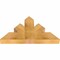 Ekena Millwork Richland Rough Sawn Timber Gable Bracket, Western Red Cedar, 36"W x 21"H x 4"D x 6"F, 14/12 Pitch GBW036X21X0406RIC00RWR - alternate 2